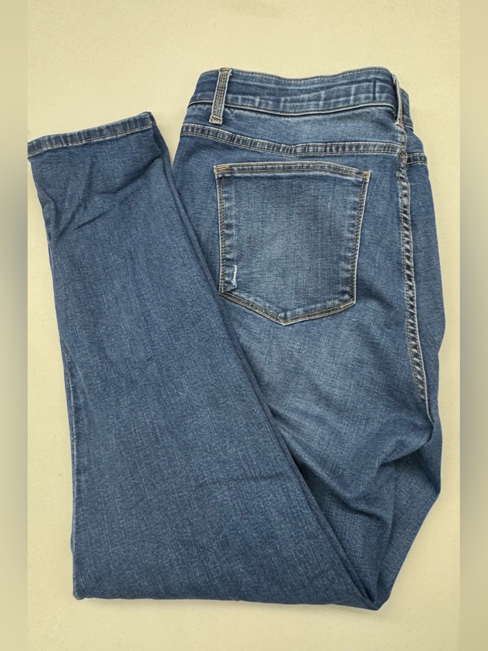 LuLaRoe Women's Skinny Jeans in Denim Blue with tummy control